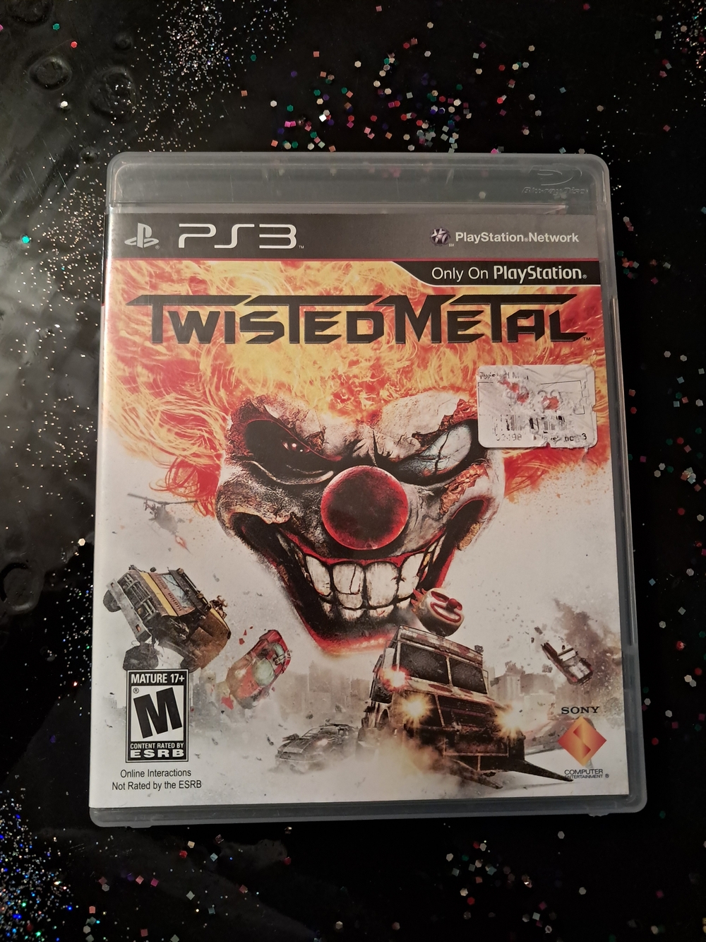 Twisted PS3 Game Case - White, Red, Orange Art